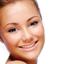 A happy face after cheek filler